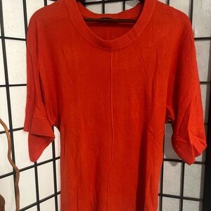 The Limited Bright Red Short Sleeve Top